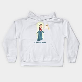 Saint Frances of Rome Kids Hoodie